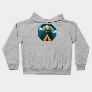 Fun Camping in Tents Kids Hoodie